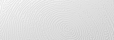 Organic tactile embossed texture. Abstract grey reaction diffusion psychedelic pattern background. Turing generative algorithm design. Vector illustrationのイラスト素材
