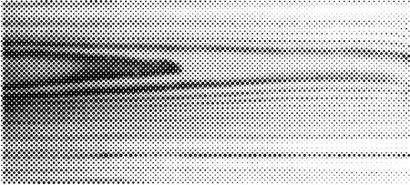 Wood halftone plank texture, black and white background composed of big amount of circles. Vector illustrationのイラスト素材