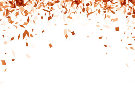 A captivating cascade of amber crystal shards against a pure white background, suggesting warmth and vitality.のイラスト素材