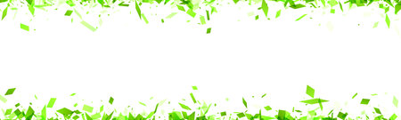 A dynamic and fresh burst of green shards, representing concepts such as growth, vitality, and natural energy in a modern abstract design.のイラスト素材
