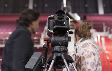 Professional digital video camera. accessories for 4k video cameras.