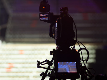 Professional digital video camera. accessories for 4k video cameras.の写真素材