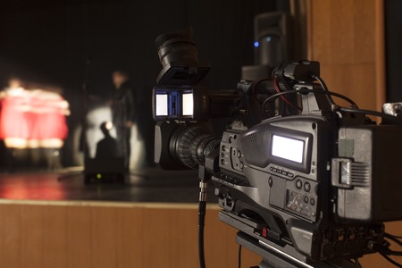 Professional digital video camera. accessories for 4k video cameras.の写真素材