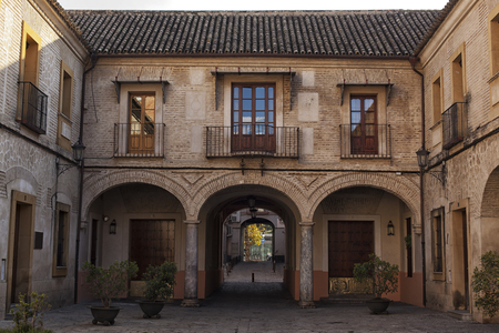 views of the historic center of Seville, Spain.の写真素材
