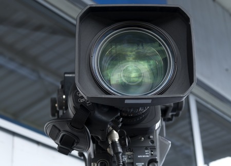 tv camera in the football