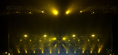 Light from the scene, a rock concert