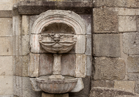 Architecture of the historic part of Braga, Portugal.の写真素材