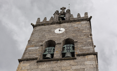 Architecture of the historic part of Braga, Portugal.の写真素材