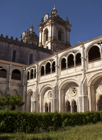 Monastery of Alkobas, historical Center. Portugal.の写真素材