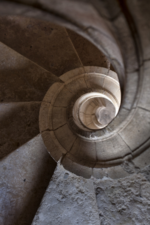 The Convent of the Order of Christ is a religious building and Roman Catholic building in Tomar, Portugal.の写真素材