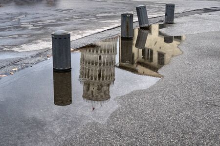 Pisa, historical Center. natural landscape. Italy.