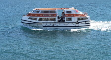 Travel cruise ship in the Mediterranean from.