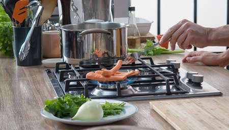 modern shiny silver gas surface.の写真素材