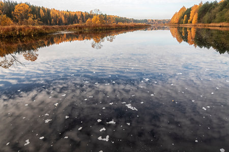 beautiful view of the environs of Lake Onega. Russia.