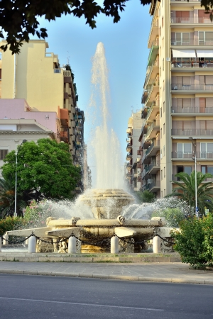 Taranto - Fountain Wind Roseの写真素材