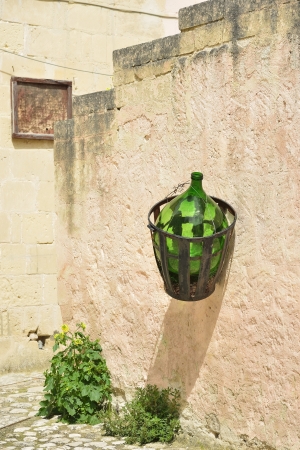 Matera - a glimpse of the Sassiの写真素材