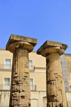 Taranto - Doric columnsの写真素材