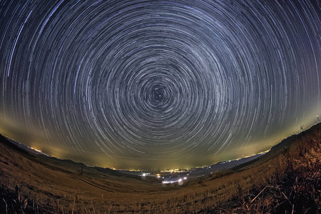 Circles on Airportの写真素材