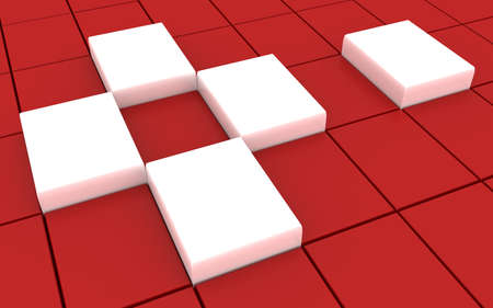 3D illustration of abstract backgroundの写真素材