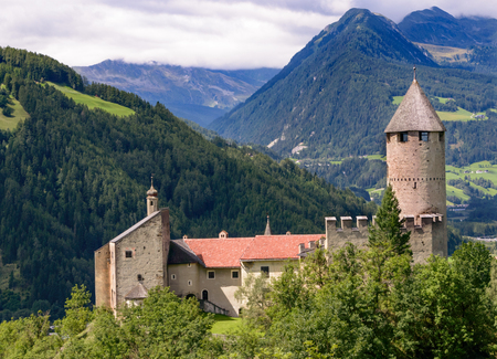 Castle in South Tyrolの写真素材