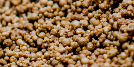 instant coffee sprinkled