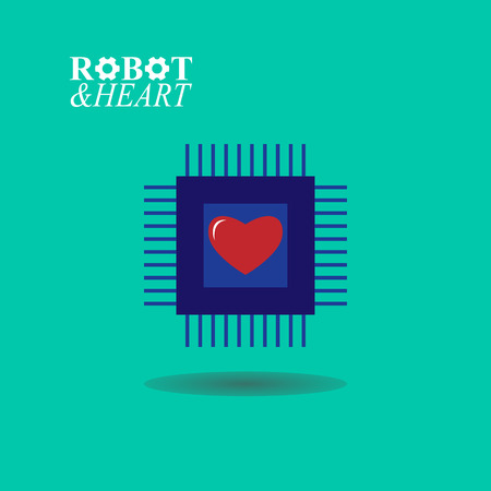 Artificial intelligence colorful iconのイラスト素材