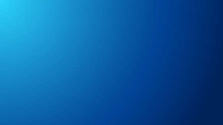Blue wide background with radial blurred gradient coming from the upper left edge of the composition. Abstract illustration for wallpaper, slide backdrops and web sitesのイラスト素材