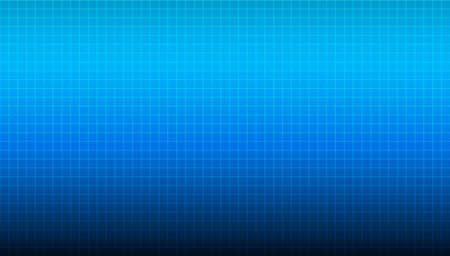 Blue wide background with linear blurred gradient coming from the top of the composition and light blue checkered texture. Abstract illustration for wallpaper, slide backdrops and web sitesのイラスト素材