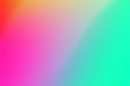 Colorful gradient. Vector. Holographic neon trendy background. Blurred rainbow colored gradient.のイラスト素材