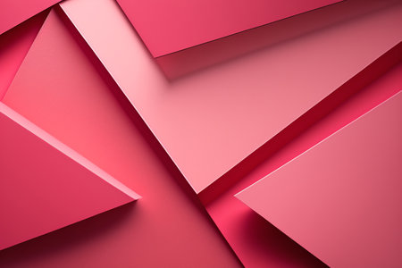 Pink paper abstract background. AI generative artの素材