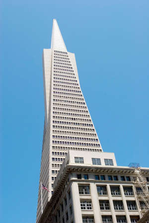Transamerica Pyramid in downtown San Franciscoのeditorial素材
