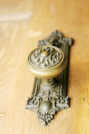 Old fashioned doorknobの写真素材