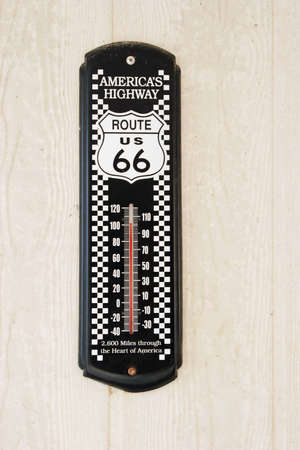 Temperature at Route 66 hwy in Arizona