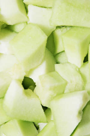 Cut honeydew melonの写真素材