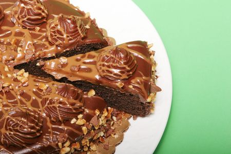 Delicious chocolate cake