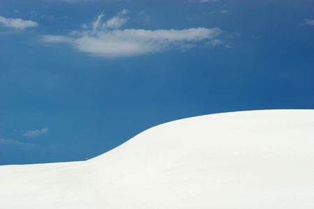 White sand dunesの写真素材