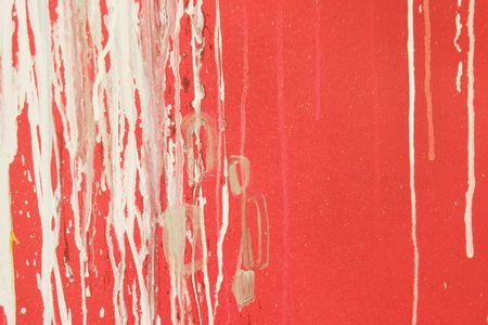 Red old paintの写真素材