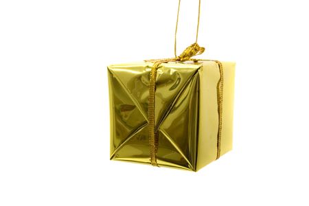Beatiful gift box for Christmasの写真素材