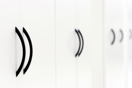 Handles of lockers
