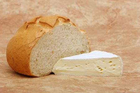 Brie cheese and sourdough bread
