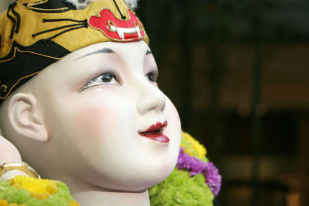 Chinese doll celebrating the new yearの写真素材