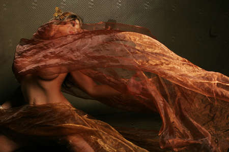 Dreamy womanの写真素材