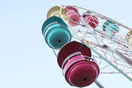 Ferris wheel at the amusement park