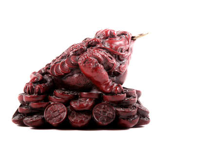 Chinese frog figurineの写真素材