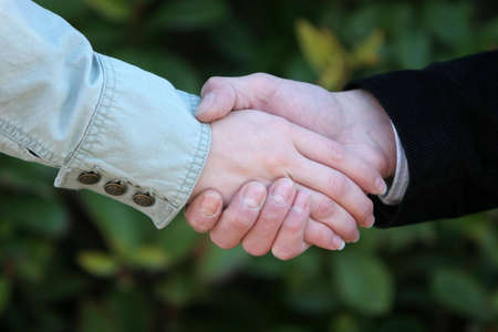 Business handshake
