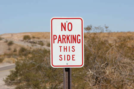 No parking traffic signの写真素材