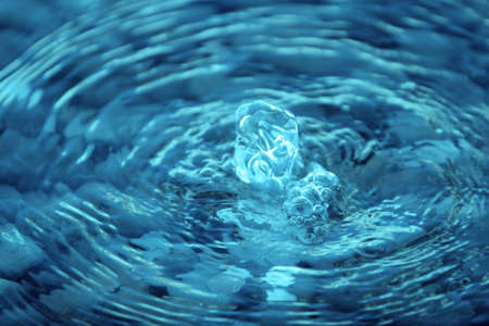 Water bubble in the sea