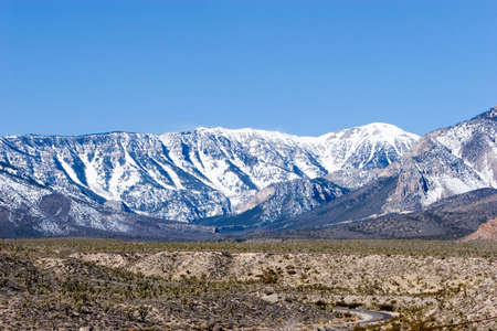 Mount Charleston by Nevada desert scenic viewの写真素材