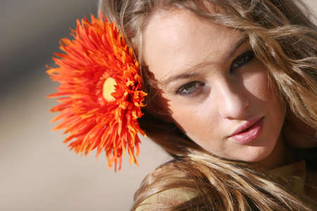 Pretty young womanの写真素材