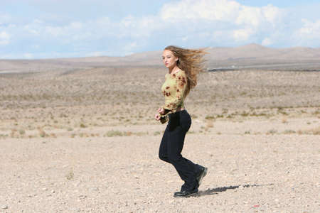 Young woman joggingの写真素材